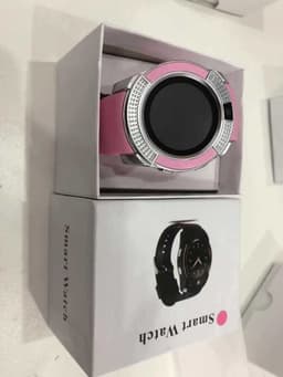 image-V8 Smart Watch 1.44" Bluetooth Camera Phone Android Green