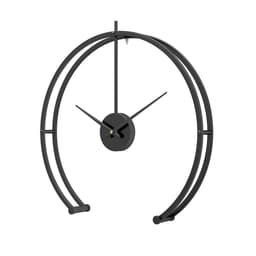 image-Boyida Metal Wall Clock 50cm Black Modern Minimalist Silent