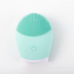 image-Electric Silicone Facial Cleansing Brush Waterproof Vibration
