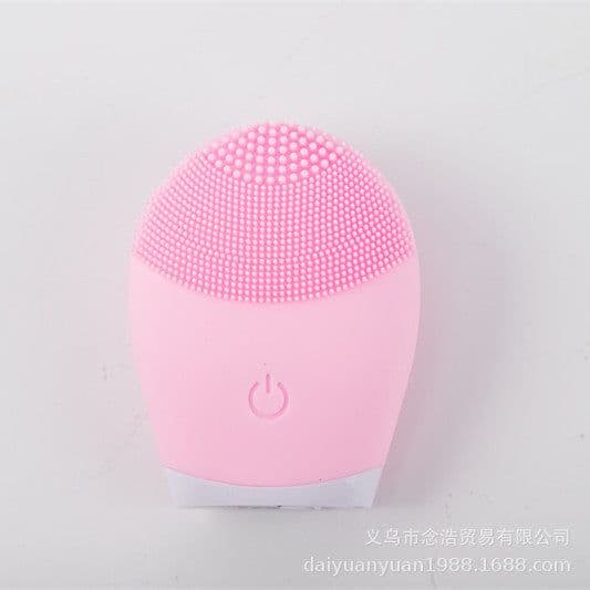 image-Electric Silicone Facial Cleansing Brush Waterproof Vibration