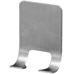 image-Stainless Steel Adhesive Razor Holder Hook for Bathroom