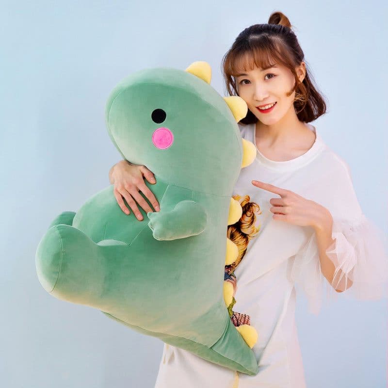 image-Green Plush Dinosaur Doll 60cm PP Cotton Stuffed Toy