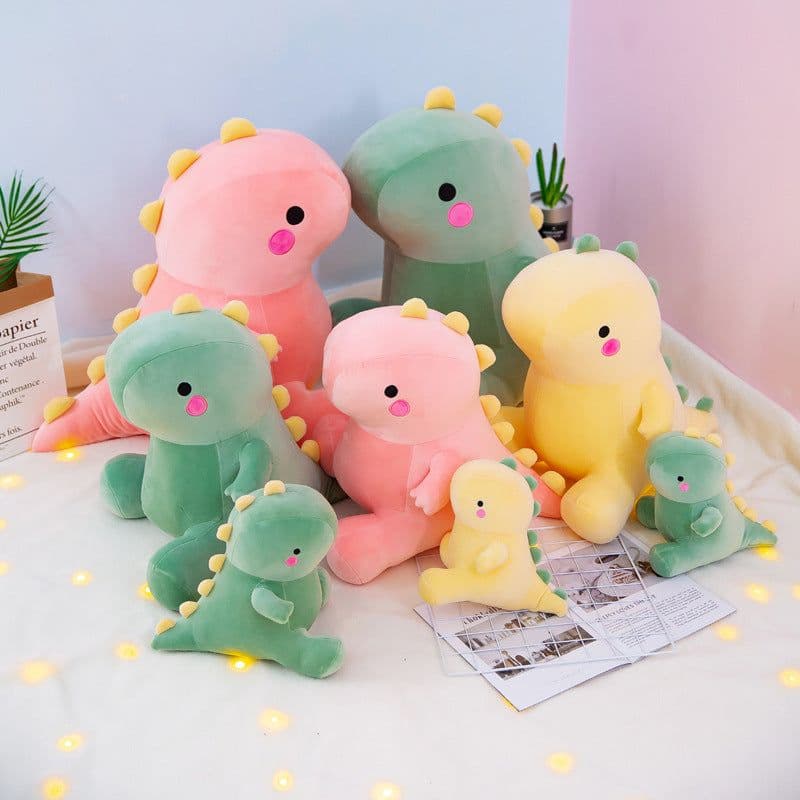 image-Green Plush Dinosaur Doll 60cm PP Cotton Stuffed Toy