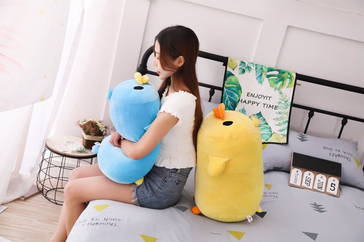 image-Duck Plush Pillow Doll Yellow 50cm Super Soft Short Plush