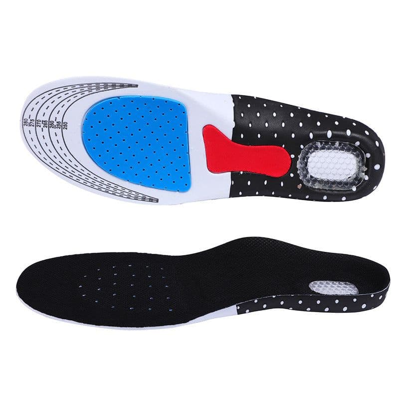 image-Silicone Gel Insoles Cuttable Orthotic Arch Support Unisex