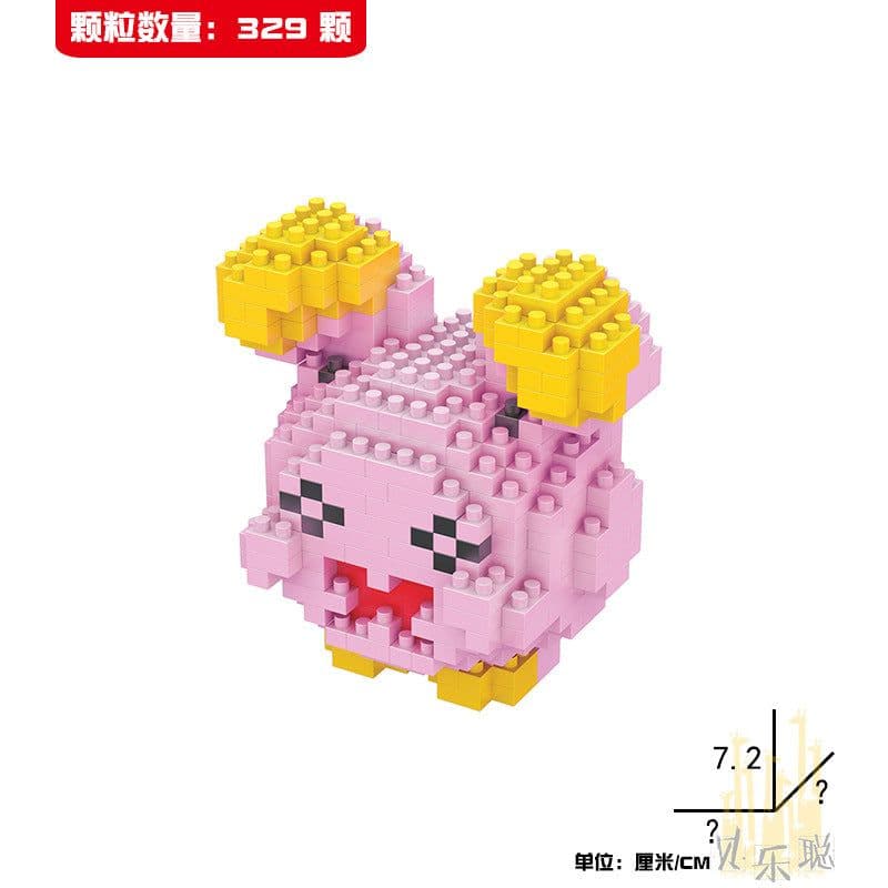 image-LBYU Pokemon Building Blocks Miniature Diamond Particles DIY Toy