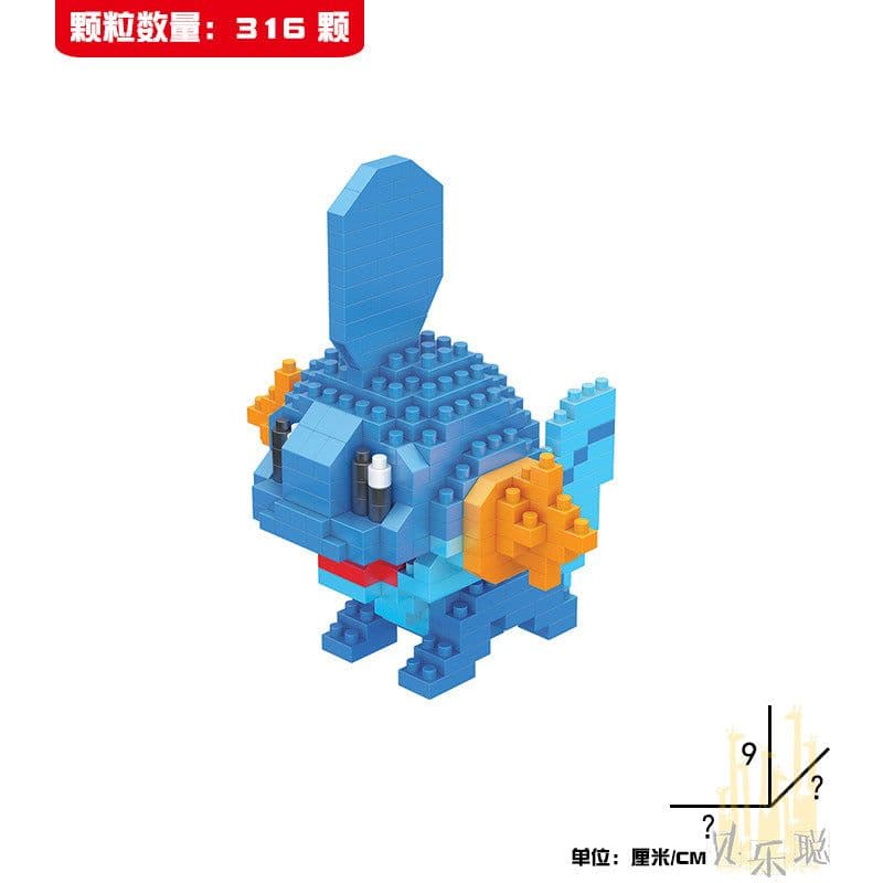 image-LBYU Pokemon Building Blocks Miniature Diamond Particles DIY Toy