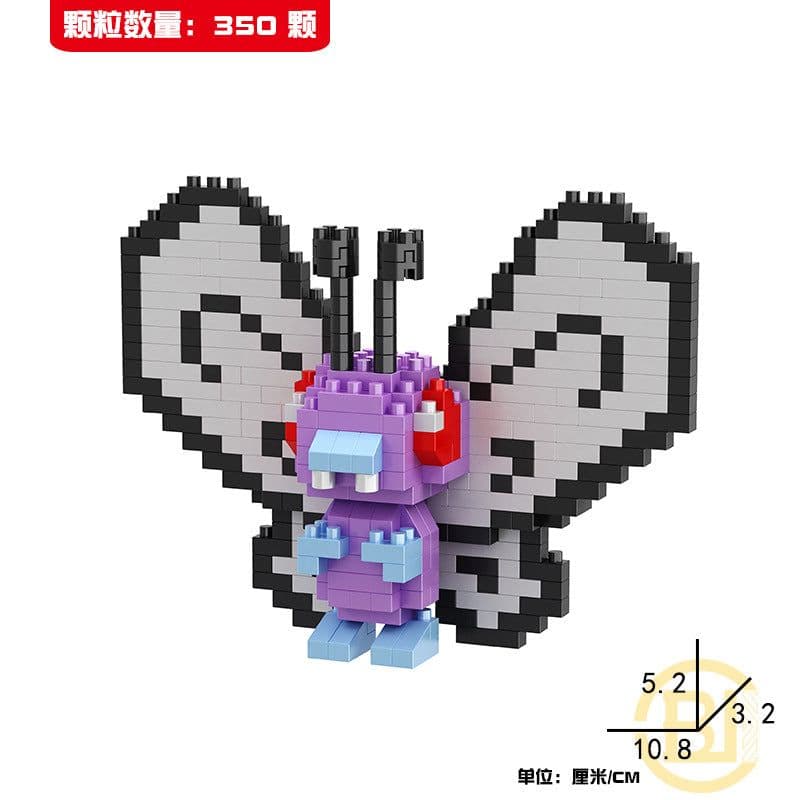 image-LBYU Pokemon Building Blocks Miniature Diamond Particles DIY Toy