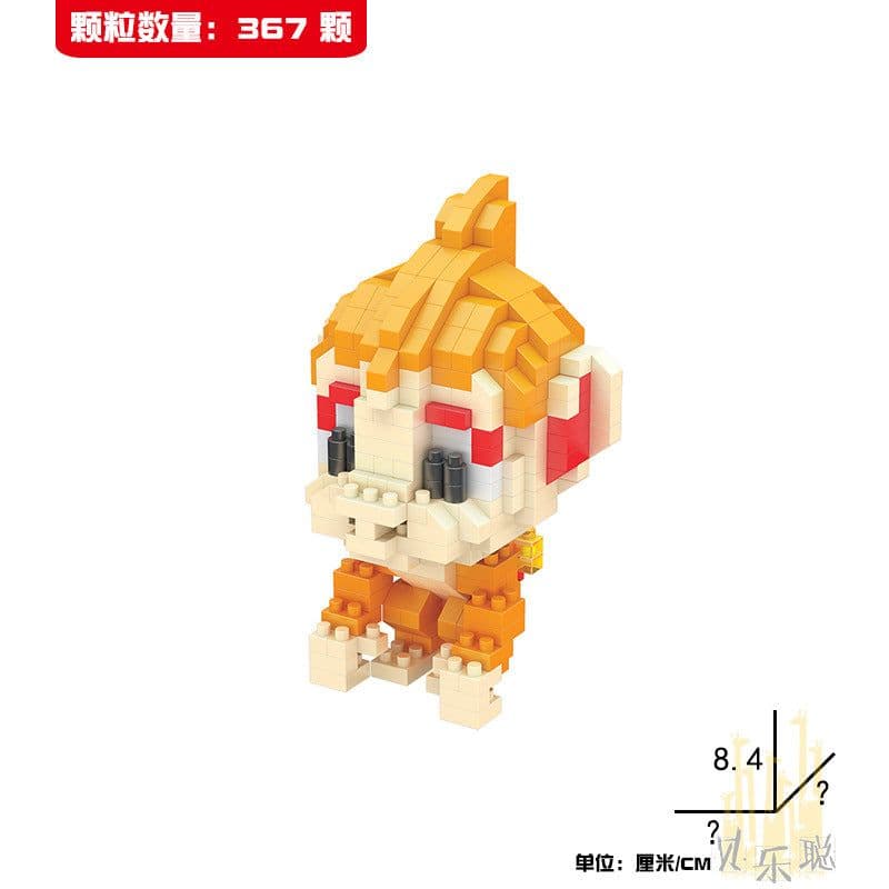image-LBYU Pokemon Building Blocks Miniature Diamond Particles DIY Toy