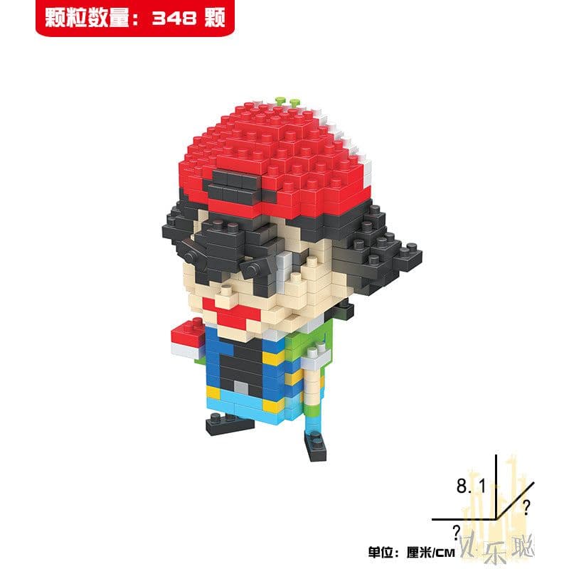 image-LBYU Pokemon Building Blocks Miniature Diamond Particles DIY Toy