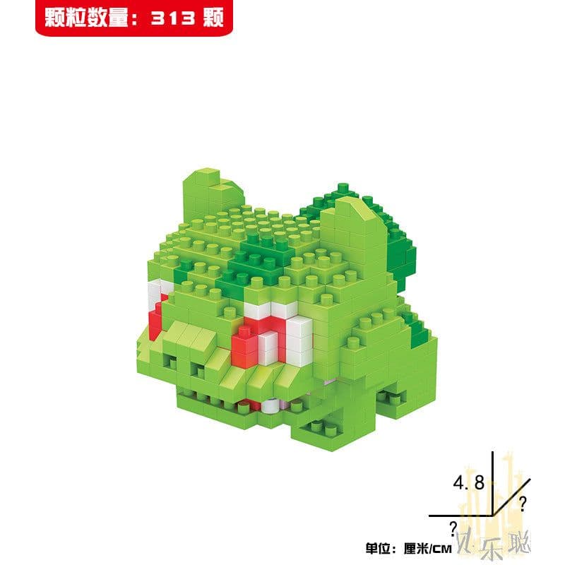 image-LBYU Pokemon Building Blocks Miniature Diamond Particles DIY Toy