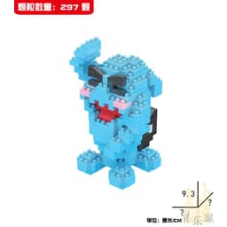 image-LBYU Pokemon Building Blocks Miniature Diamond Particles DIY Toy
