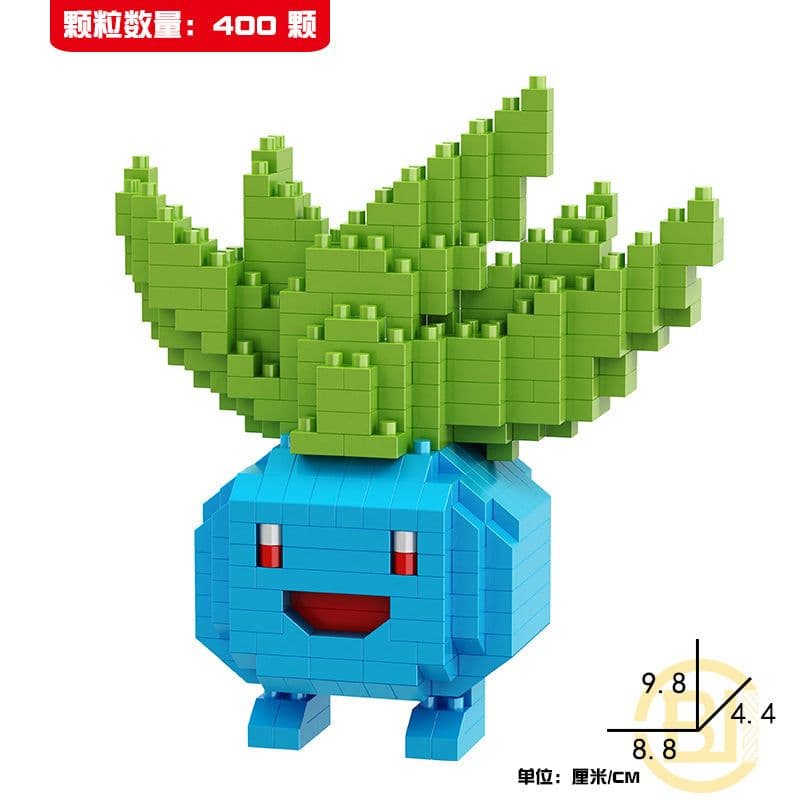 image-LBYU Pokemon Building Blocks Miniature Diamond Particles DIY Toy