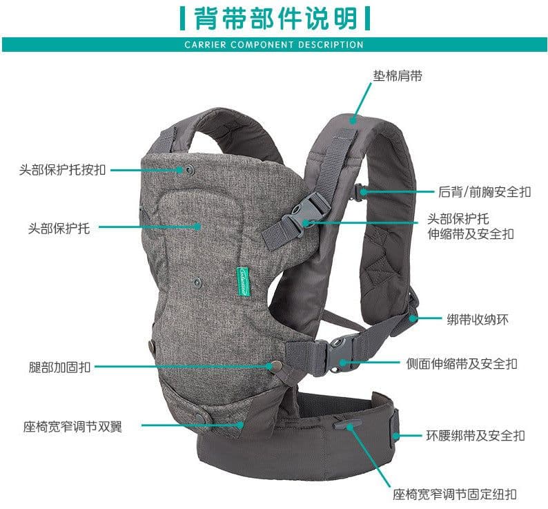 image-Infantino 4-in-1 Baby Carrier
