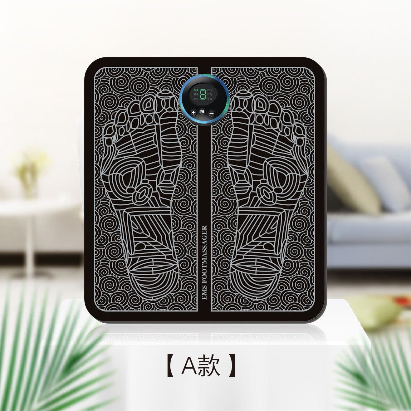 image-Electric Foot Massager with Remote Control and Vibration