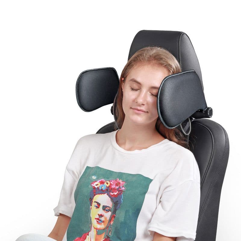 image-Car Headrest Neck Pillow U-Shaped Support Cushion