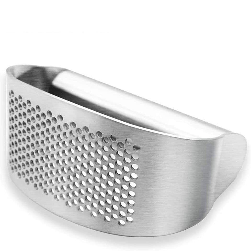 image-Stainless Steel Garlic Press Manual Kitchen Ginger Masher