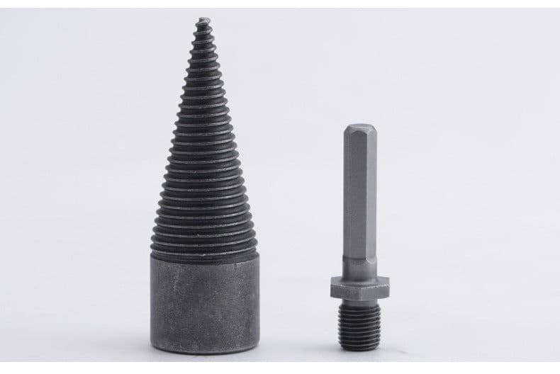 image-Wood Splitting Drill Bit 38mm Hexagonal Shank 8.5mm Hardened Steel