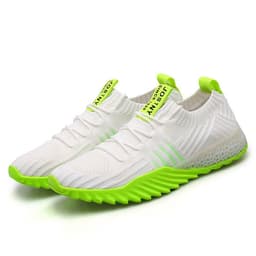 image-Unisex Breathable Knit Mesh Sports Casual Shoes Low Top
