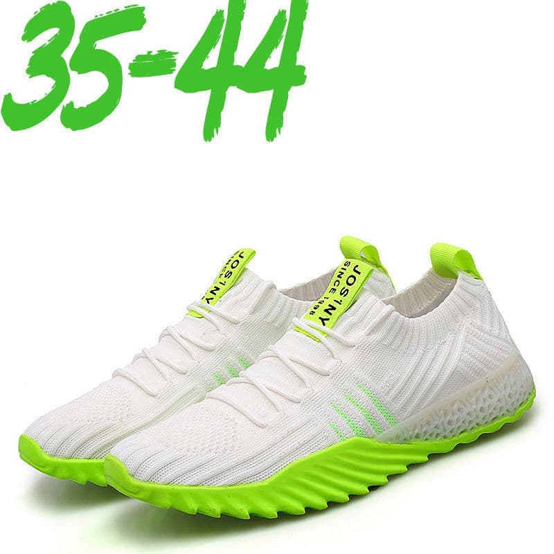 image-Unisex Breathable Knit Mesh Sports Casual Shoes Low Top