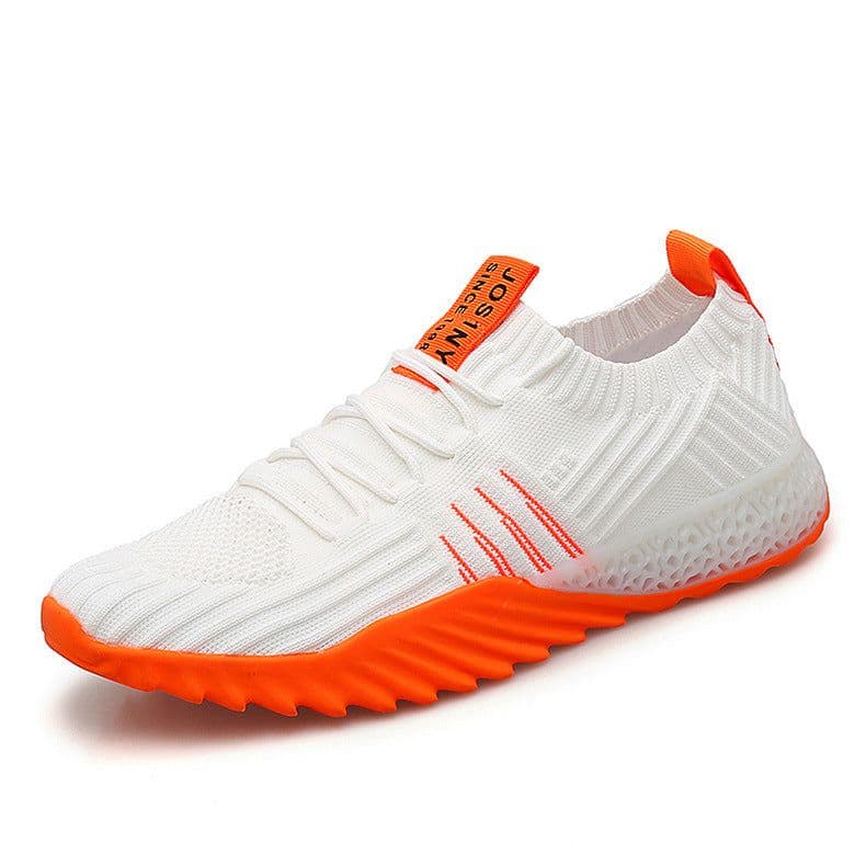image-Unisex Breathable Knit Mesh Sports Casual Shoes Low Top
