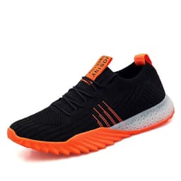 image-Unisex Breathable Knit Mesh Sports Casual Shoes Low Top