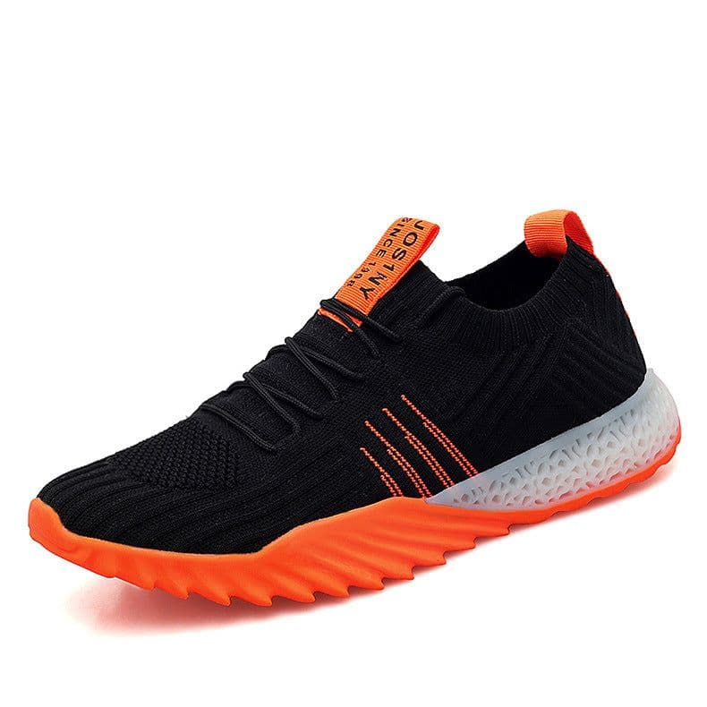 image-Unisex Breathable Knit Mesh Sports Casual Shoes Low Top