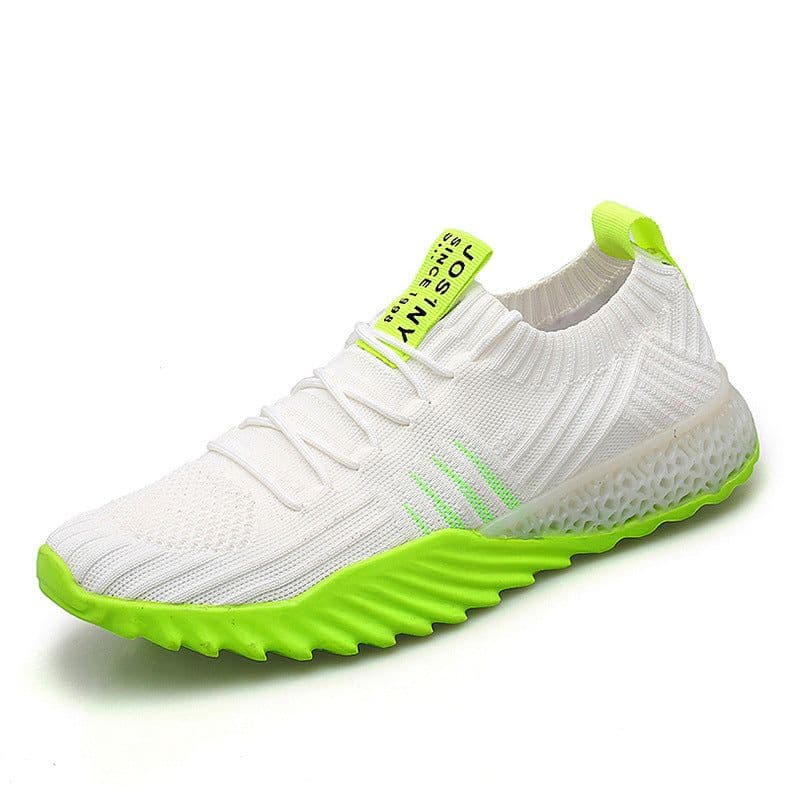image-Unisex Breathable Knit Mesh Sports Casual Shoes Low Top