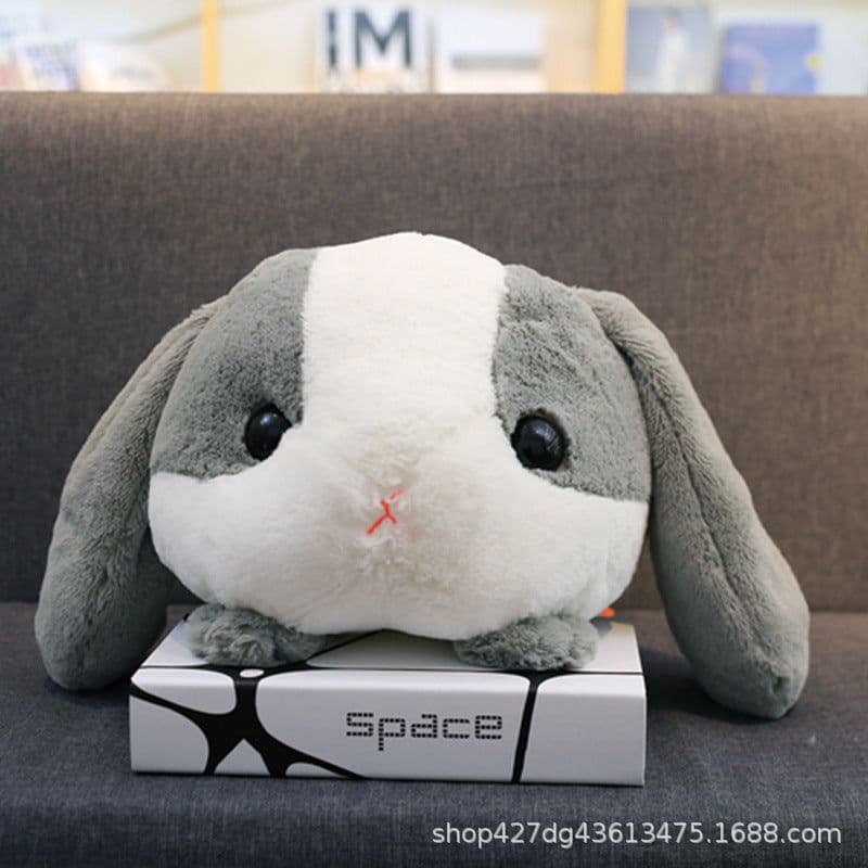image-Plush Rabbit Doll 45cm Lop-Eared Stuffed Animal Pillow