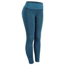 image-Women's High Waist Seamless Yoga Leggings with Mesh Panel