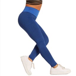 image-Women's High Waist Seamless Yoga Leggings with Mesh Panel