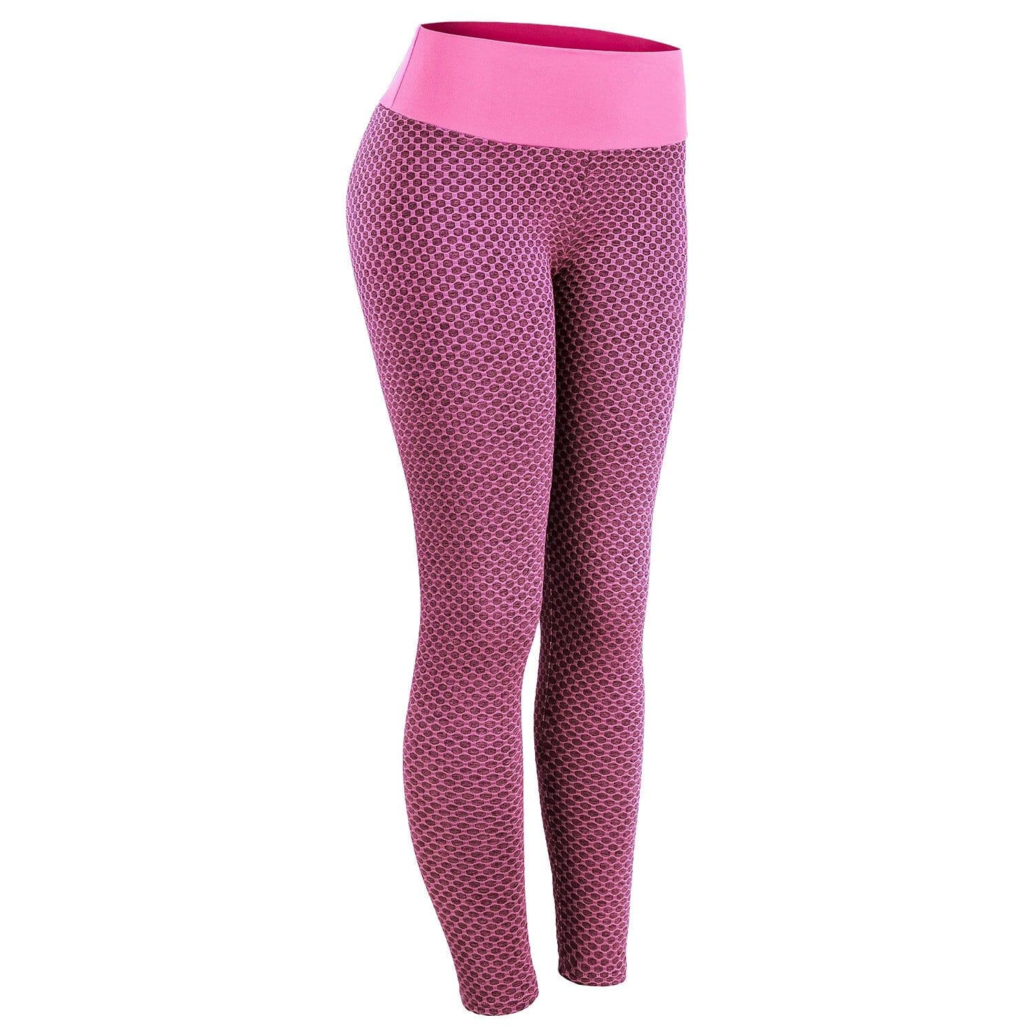 image-Women's High Waist Seamless Yoga Leggings with Mesh Panel