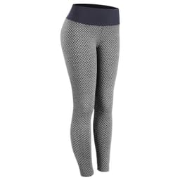image-Women's High Waist Seamless Yoga Leggings with Mesh Panel