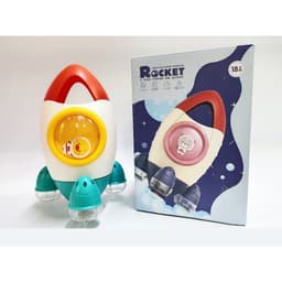 image-Children's Bathroom Water Spray Rocket Toy