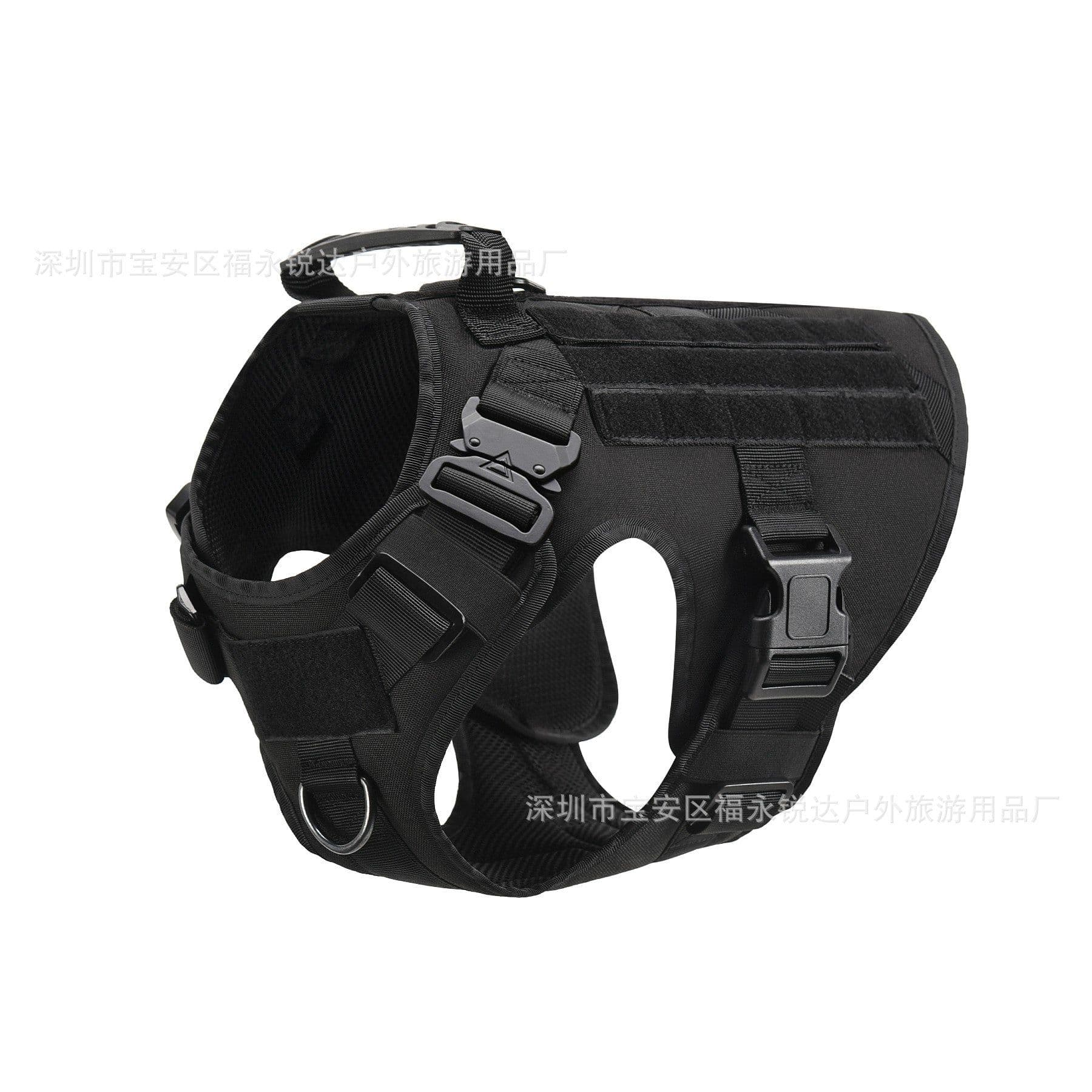 image-Nylon Tactical Dog Vest Quick Release Outdoor Training Pet Clothing