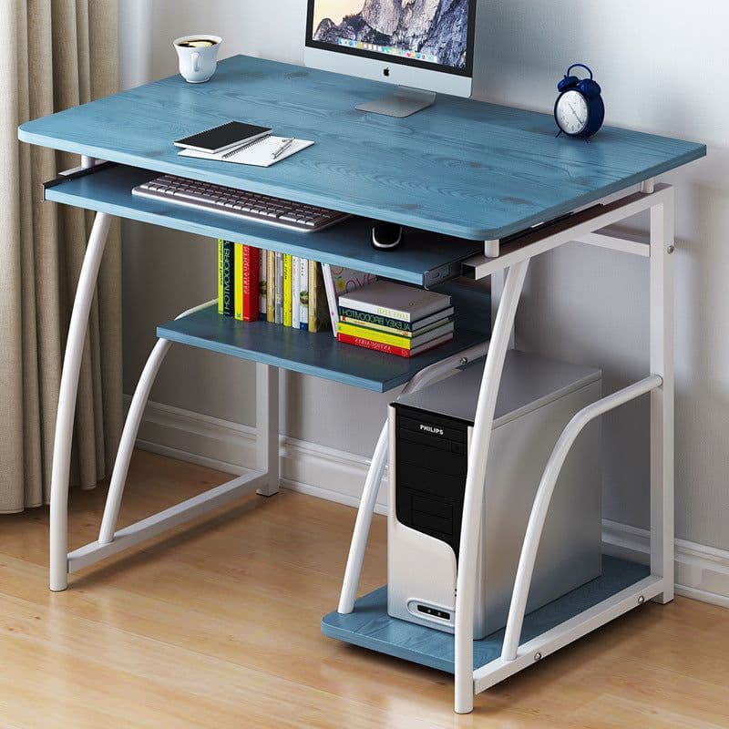 image-Simple Modern Computer Desk 60cm North American Black Walnut
