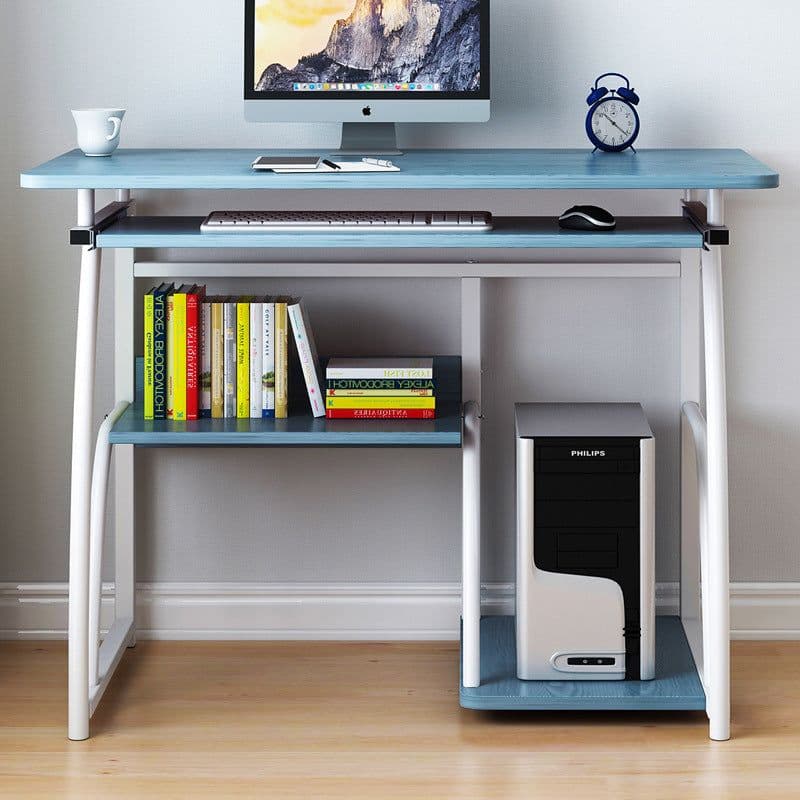 image-Simple Modern Computer Desk 60cm North American Black Walnut