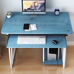 image-Simple Modern Computer Desk 60cm North American Black Walnut
