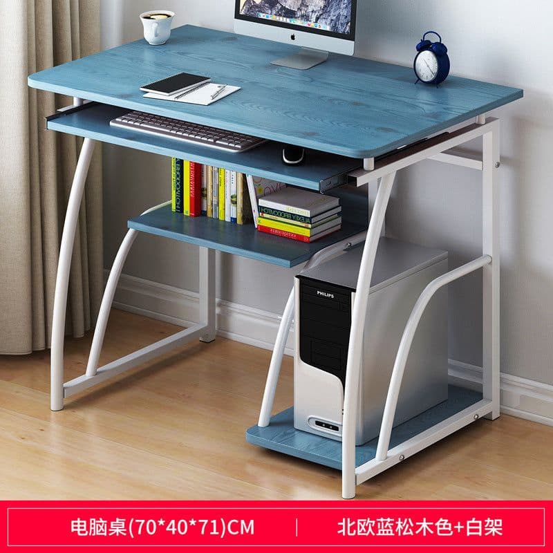 image-Simple Modern Computer Desk 60cm North American Black Walnut