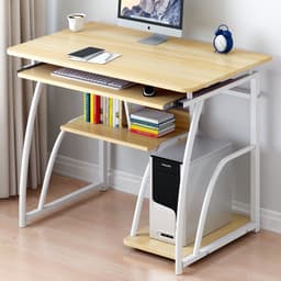 image-Simple Modern Computer Desk 60cm North American Black Walnut