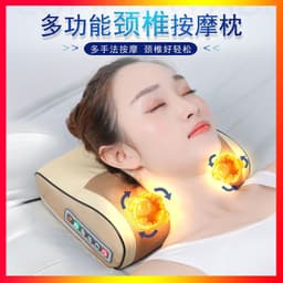 image-Cervical Neck and Back Massager with Infrared Heating