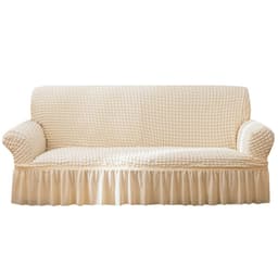 image-Quranwan Stretch Sofa Cover Polyester 4-Seater 235-300cm