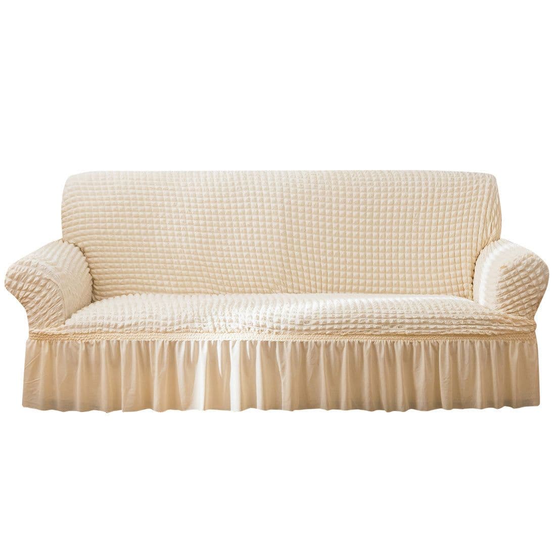 image-Quranwan Stretch Sofa Cover Polyester 4-Seater 235-300cm