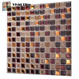 image-3D Mosaic Self-Adhesive Wall Sticker Kitchen Bathroom Oil-Proof