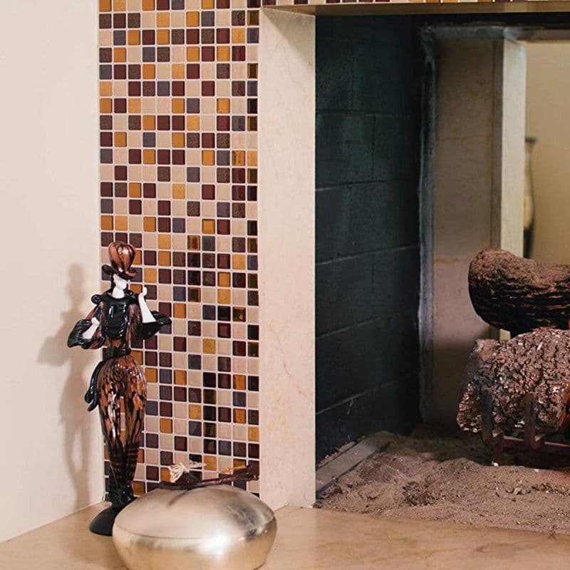 image-3D Mosaic Self-Adhesive Wall Sticker Kitchen Bathroom Oil-Proof