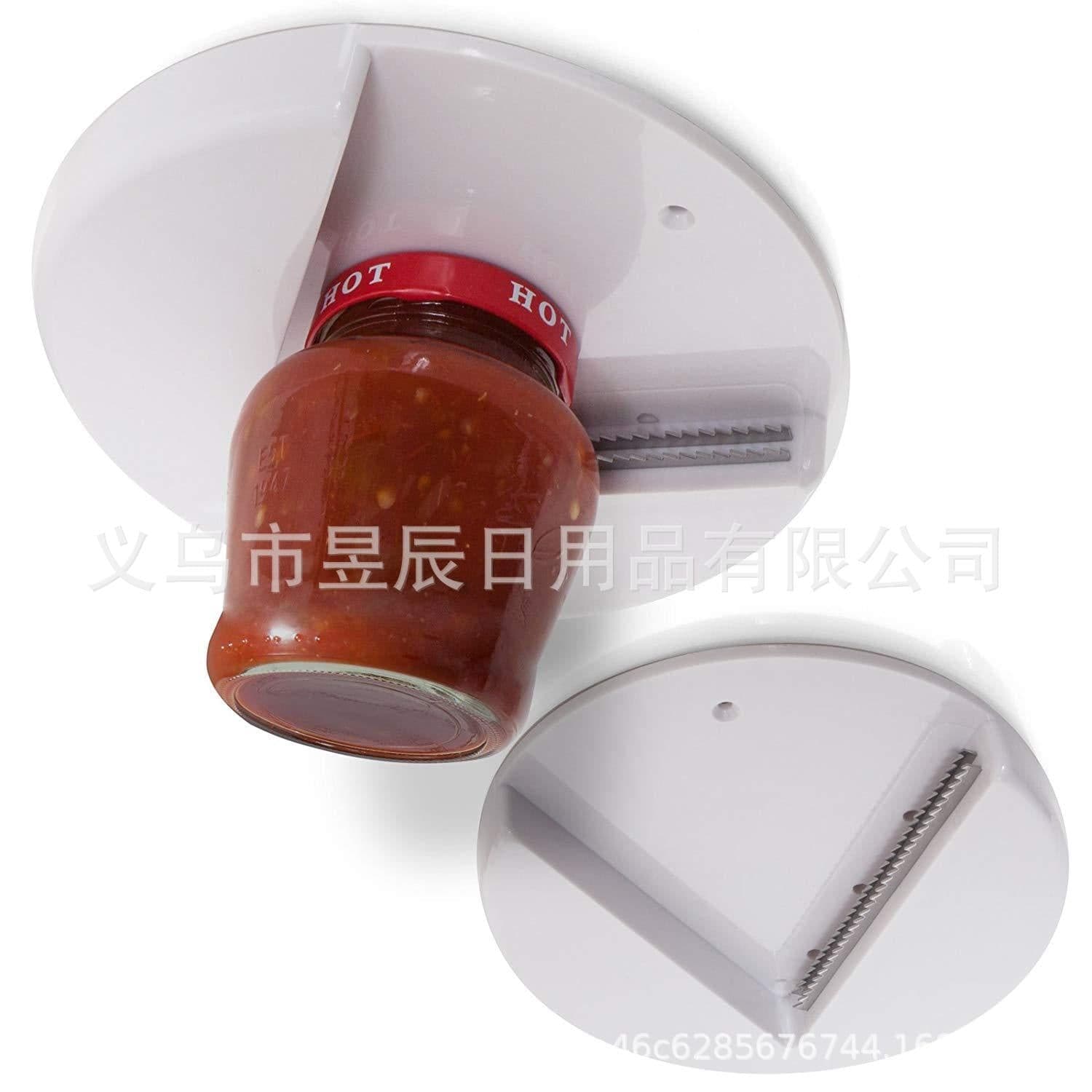 image-Can Opener Jar Bottle Cap Opener 18cm White Portable