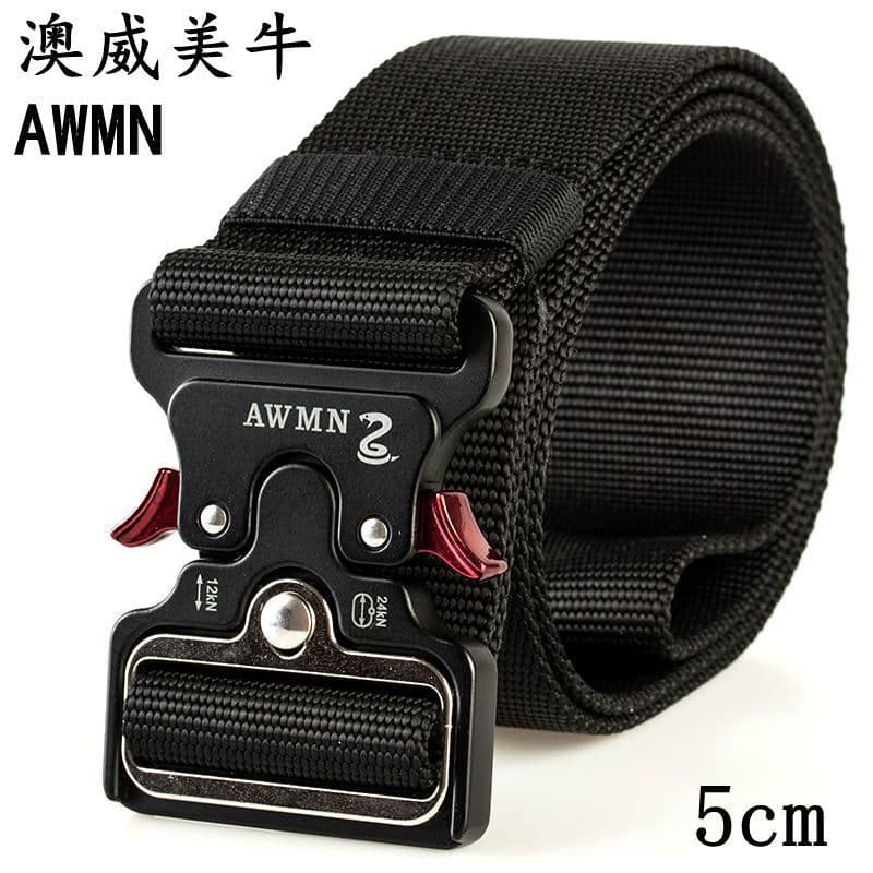 image-Awesome Cattle Tactical Belt Cobra Buckle 5cm Wide Quick Release