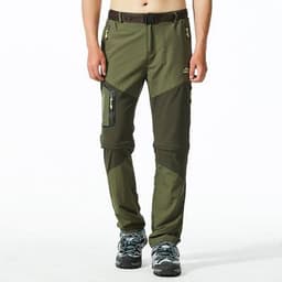 image-Men's Quick-Dry Convertible Pants Outdoor Multi-Pocket Hiking