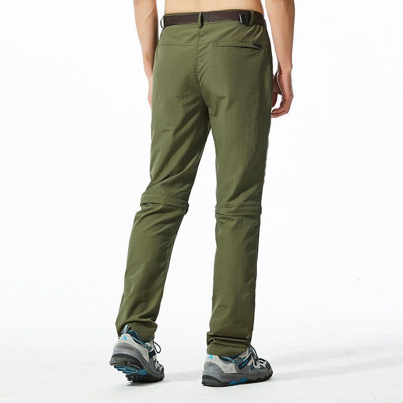 image-Men's Quick-Dry Convertible Pants Outdoor Multi-Pocket Hiking