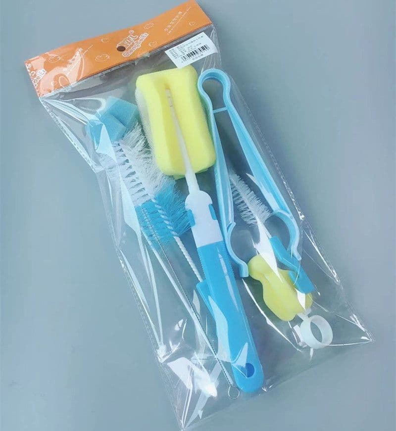 image-ChengBeiEr Baby Bottle Brush Set 7-Piece with Straw Brush 6055